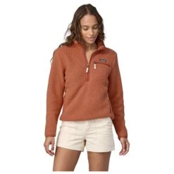Patagonia Women's Retro Pile Marsupial - Fleecepullover -Freien Sport Verkäufe patagonia womens retro pile marsupial fleecepullover detail 2