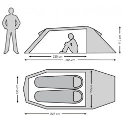 Stoic AdakSt. II 2P - 2-Personen Zelt -Freien Sport Verkäufe stoic adakst ii 2p 2 personen zelt detail 12